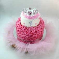 Dancing - Tulle and Tiara Cake (D,V)